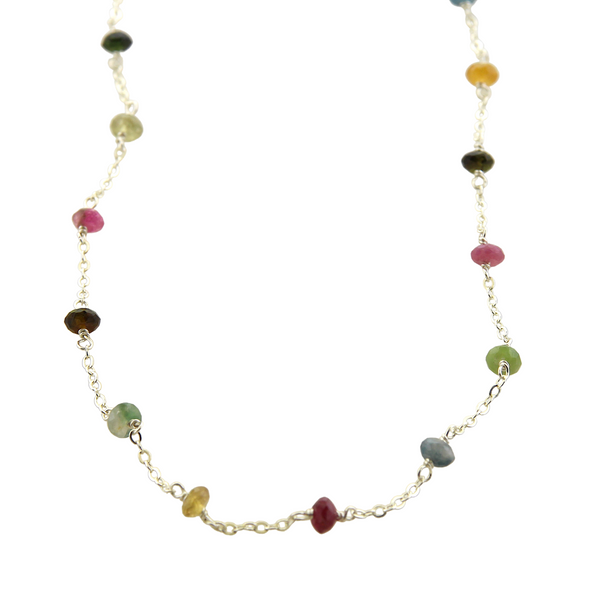 Capri -Sterling Silver -  Tourmaline Stones