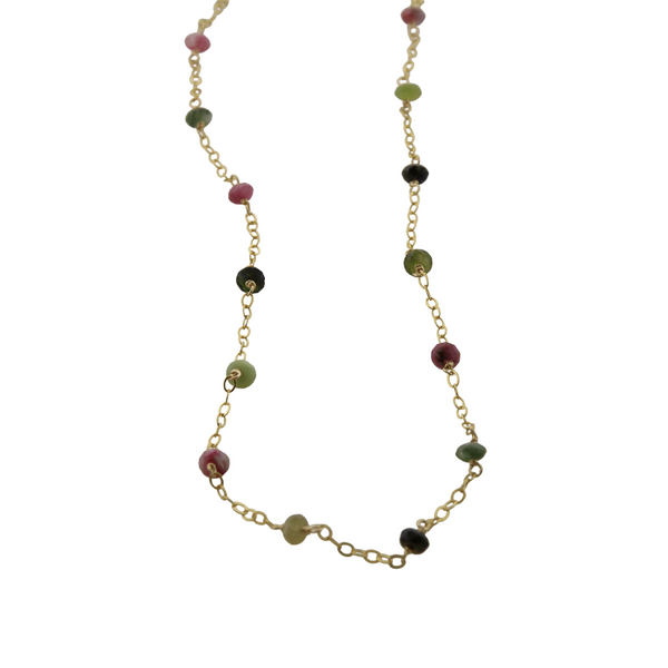 Capri -Sterling Silver -  Tourmaline Stones