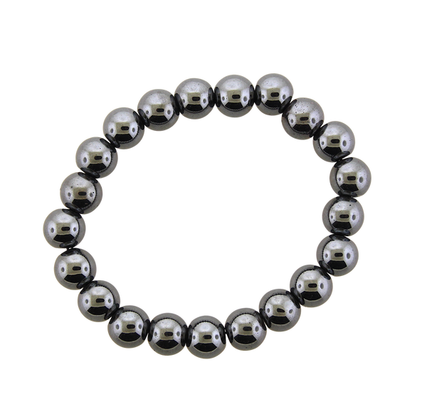 Stretch Bracelet -Hematite 10mm