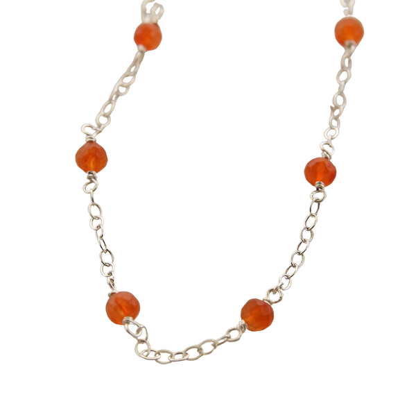 Capri - Sterling Silver Carnelian