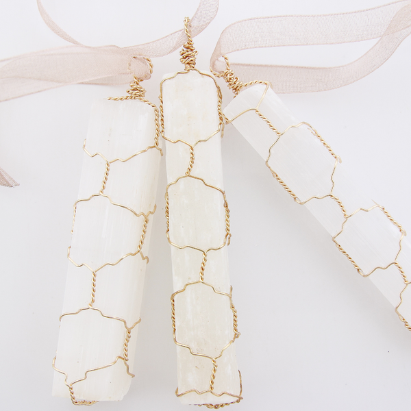 Selenite Gemstone Ornament - XLarge