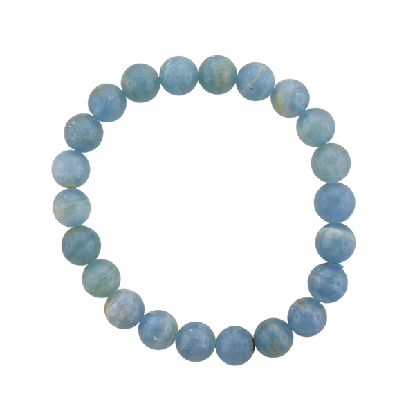 Stretch Bracelet -Blue Calcite 8mm