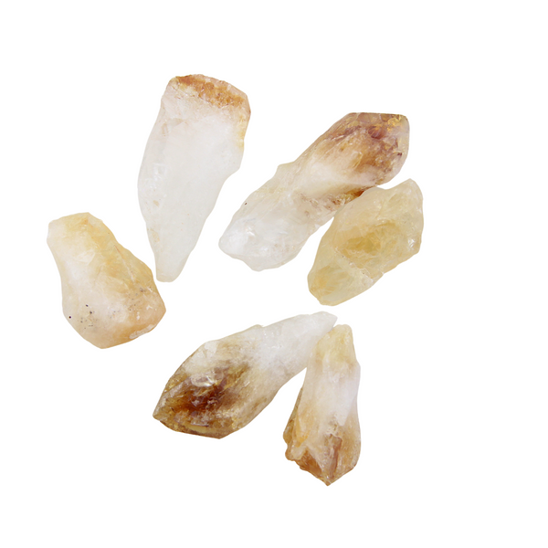 Citrine Points Raw Medium