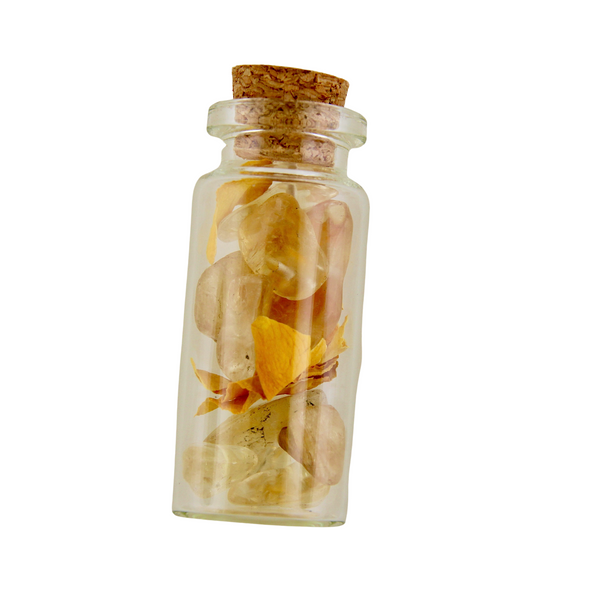 Floral & Gem Bottles -Citrine, Calendula & Jasmine