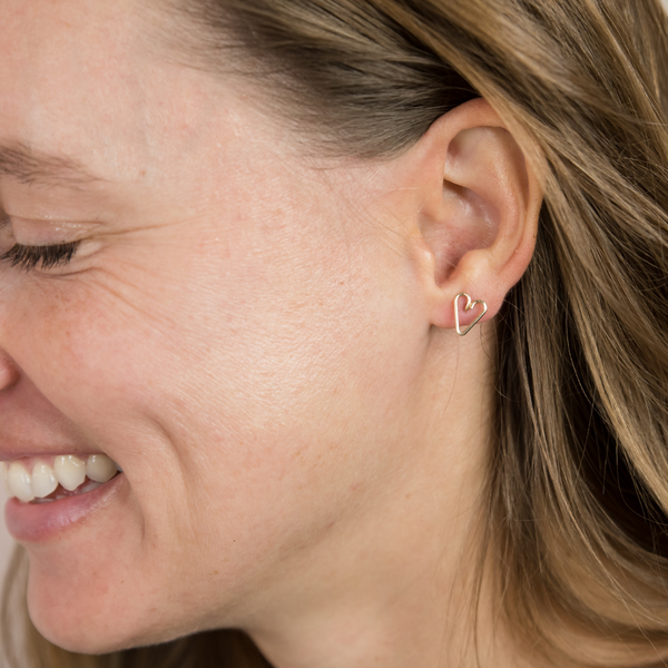 Heart Studs