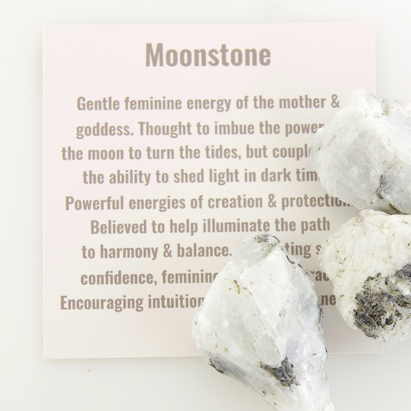 Raw Rainbow Moonstone
