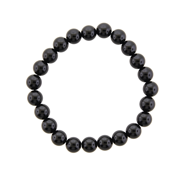 Stretch Bracelet -Black Onyx 8mm