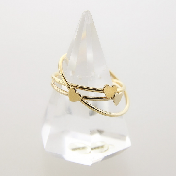 Tiny Heart Ring - 14K Gold Filled