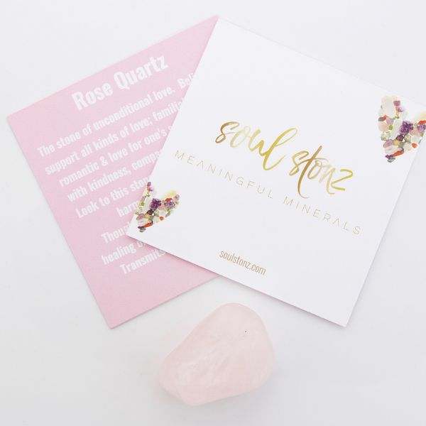 Tumbled Gemstones- Rose Quartz Regular