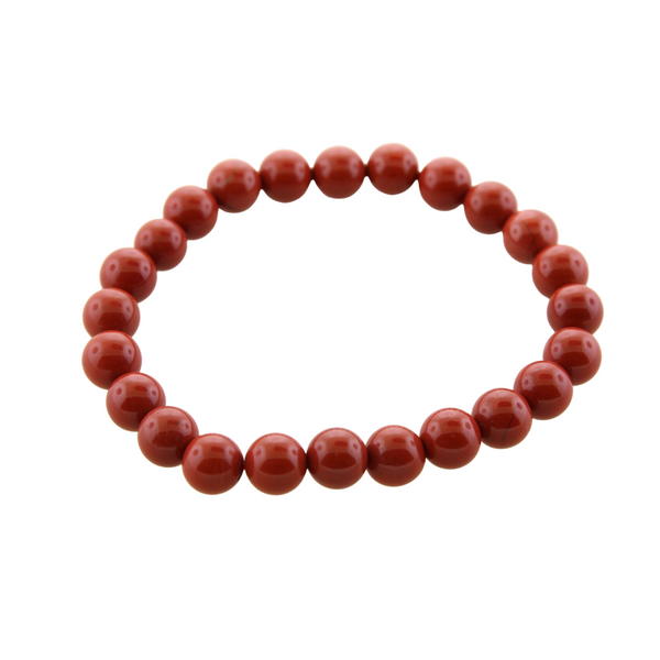 Stretch Bracelet - Red Jasper