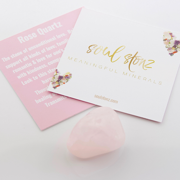 Tumbled Gemstones- Rose Quartz Regular