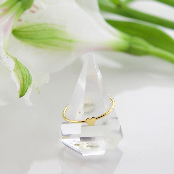 Tiny Heart Ring - 14K Gold Filled