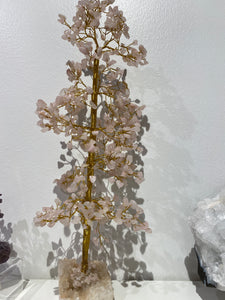 Rose Quartz Gemstone Trees