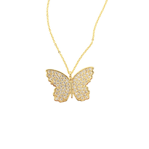 Sparkle Butterfly Necklace
