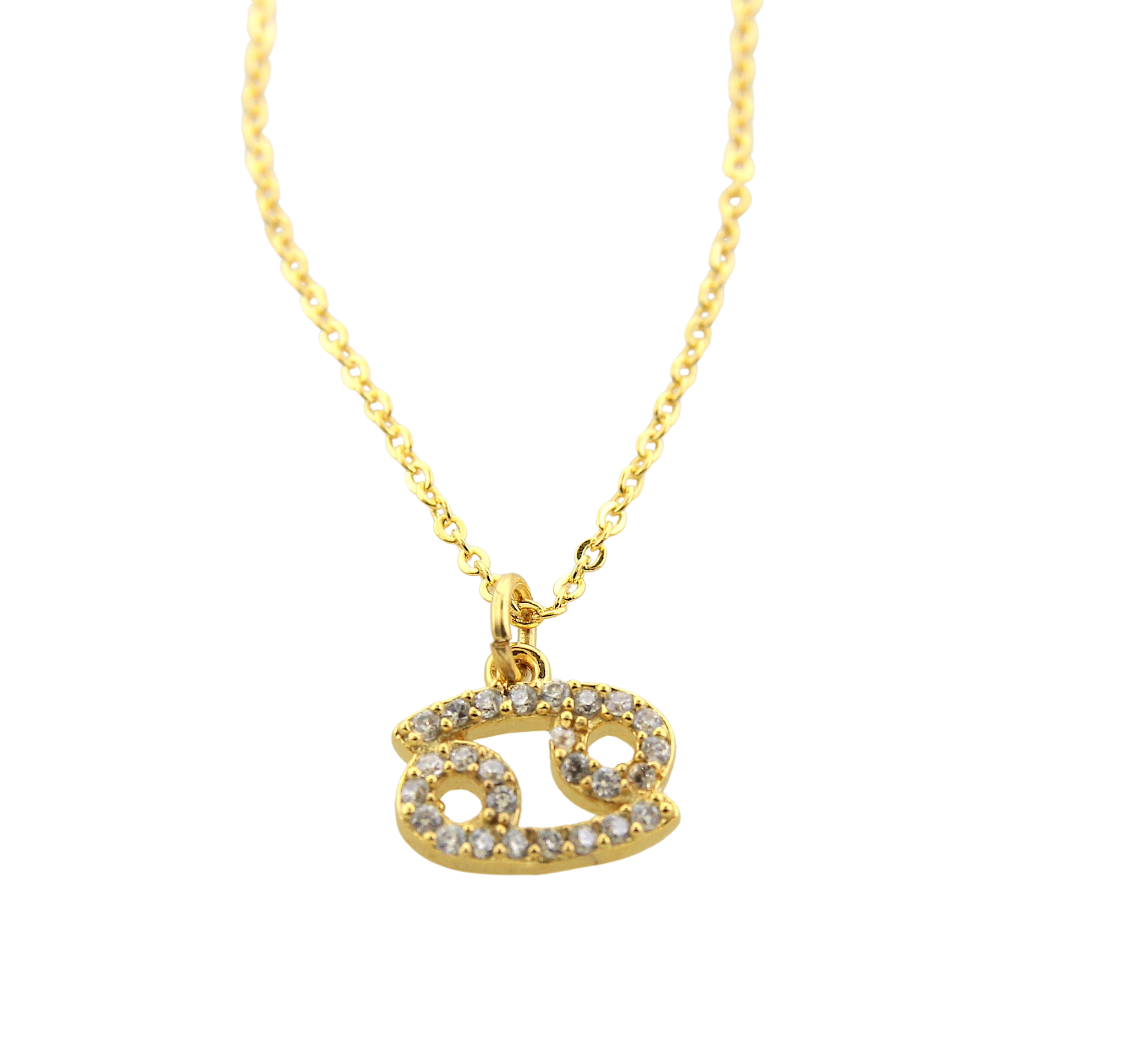 Cancer CZ Zodiac Necklace