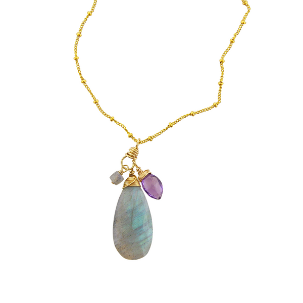 Charming Necklace - Labradorite