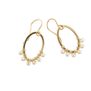 Demure Earring - Fresh Water Pearls