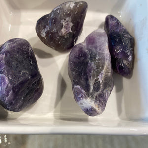 Amethyst Dark Tumbled Points