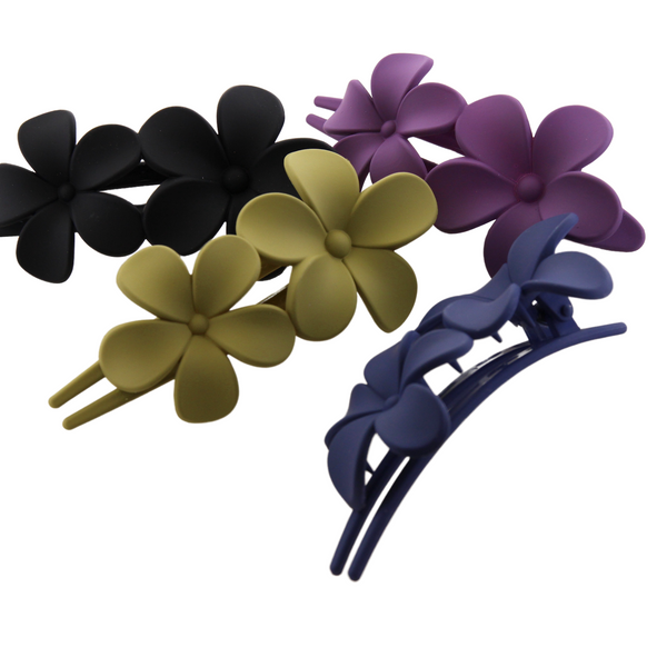 Flower Hair Clip - Assorted Colors