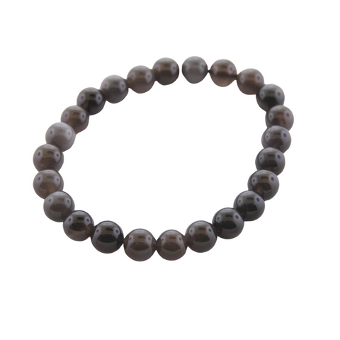 Stretch Bracelet - Grey Obsidian