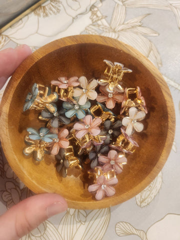 Colorful Flower Hair Clip