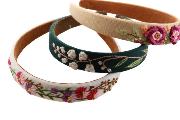 Embroidered Headbands