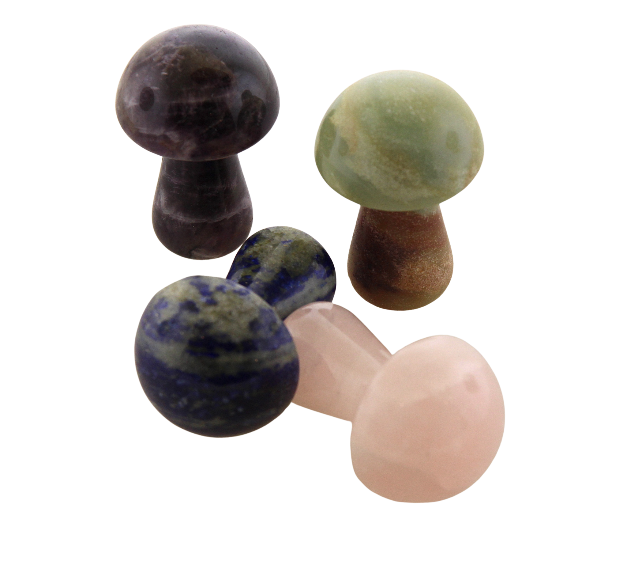 Gemstone Mushrooms - Assorted Gemstones