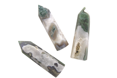 Tree Agate Small Tower