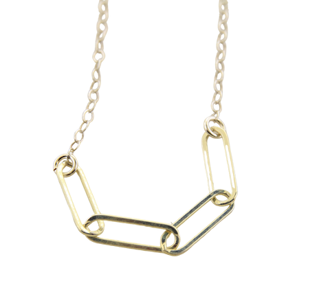 Silver link Necklace - Sterling Silver