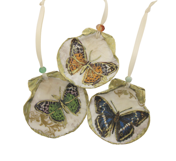 Butterfly Shell Ornaments