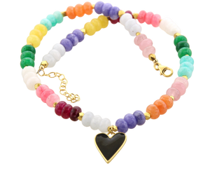 Candy Colors Beaded Necklace