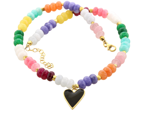 Candy Colors Beaded Necklace