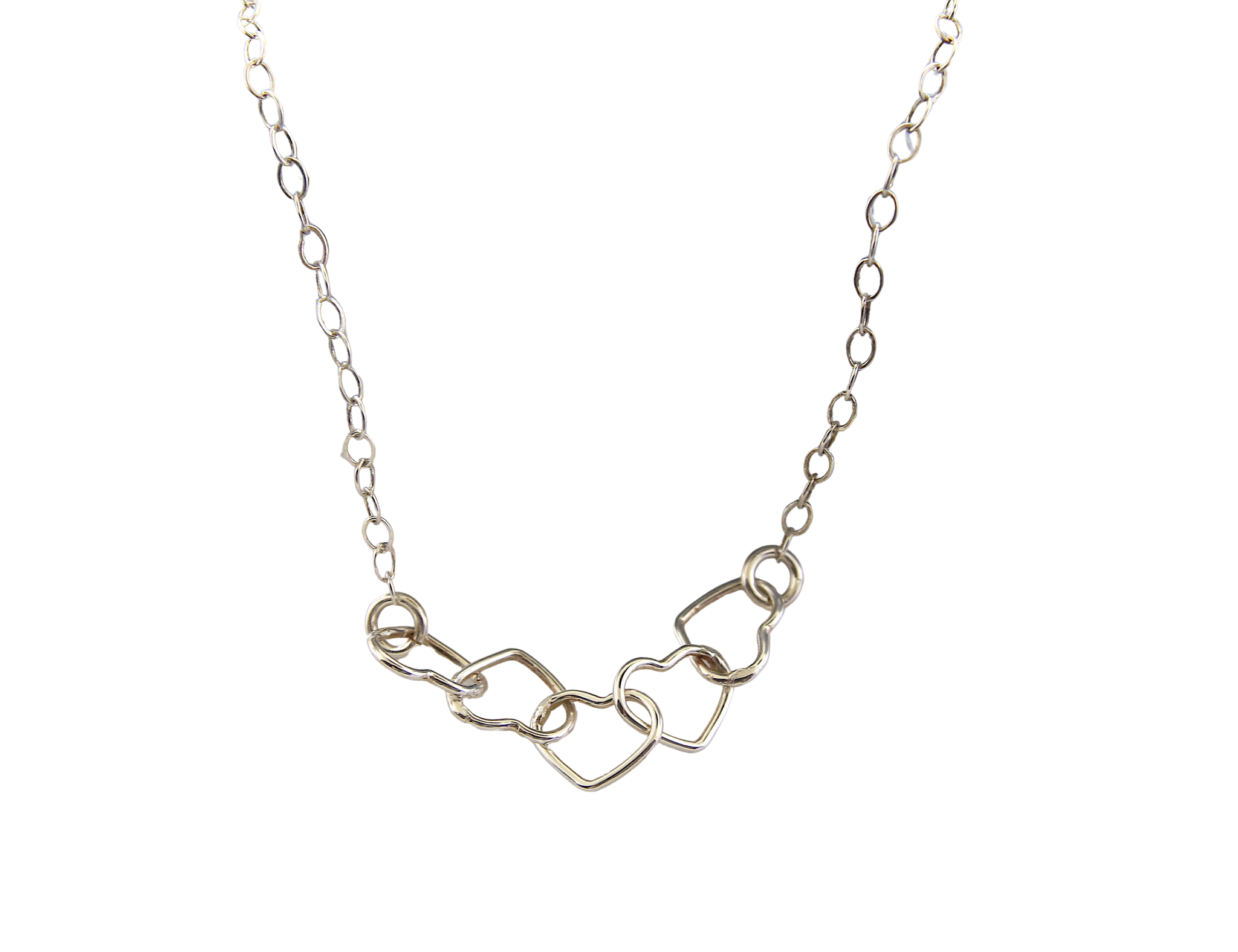 Open Heart Chain Necklace