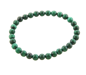 Stretch Bracelet -Malachite 6mm