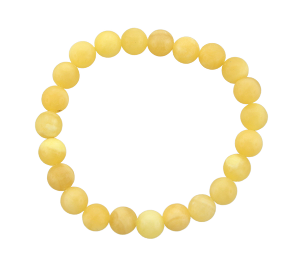 Stretch Bracelet - Yellow Calcite 8mm