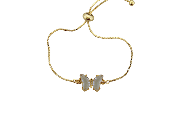 Butterfly Charm Adjustable Bracelet