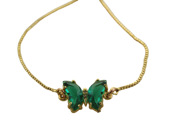 Butterfly Charm Adjustable Bracelet