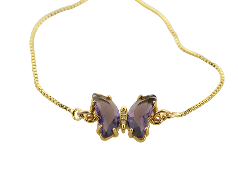 Butterfly Charm Adjustable Bracelet