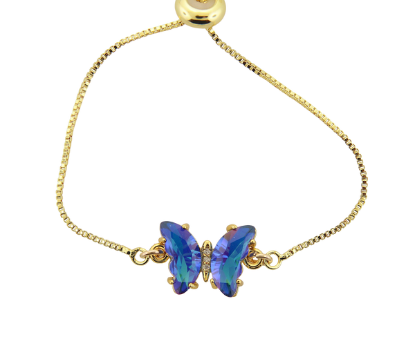 Butterfly Charm Adjustable Bracelet