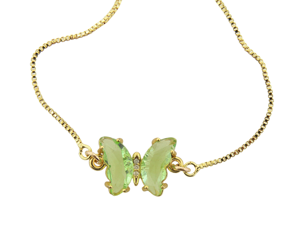 Butterfly Charm Adjustable Bracelet