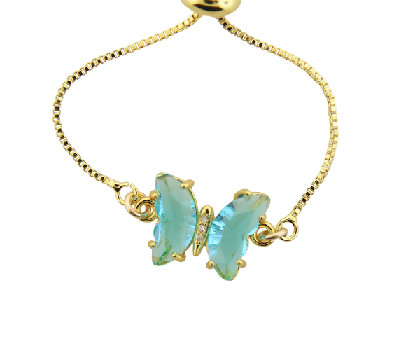 Butterfly Charm Adjustable Bracelet