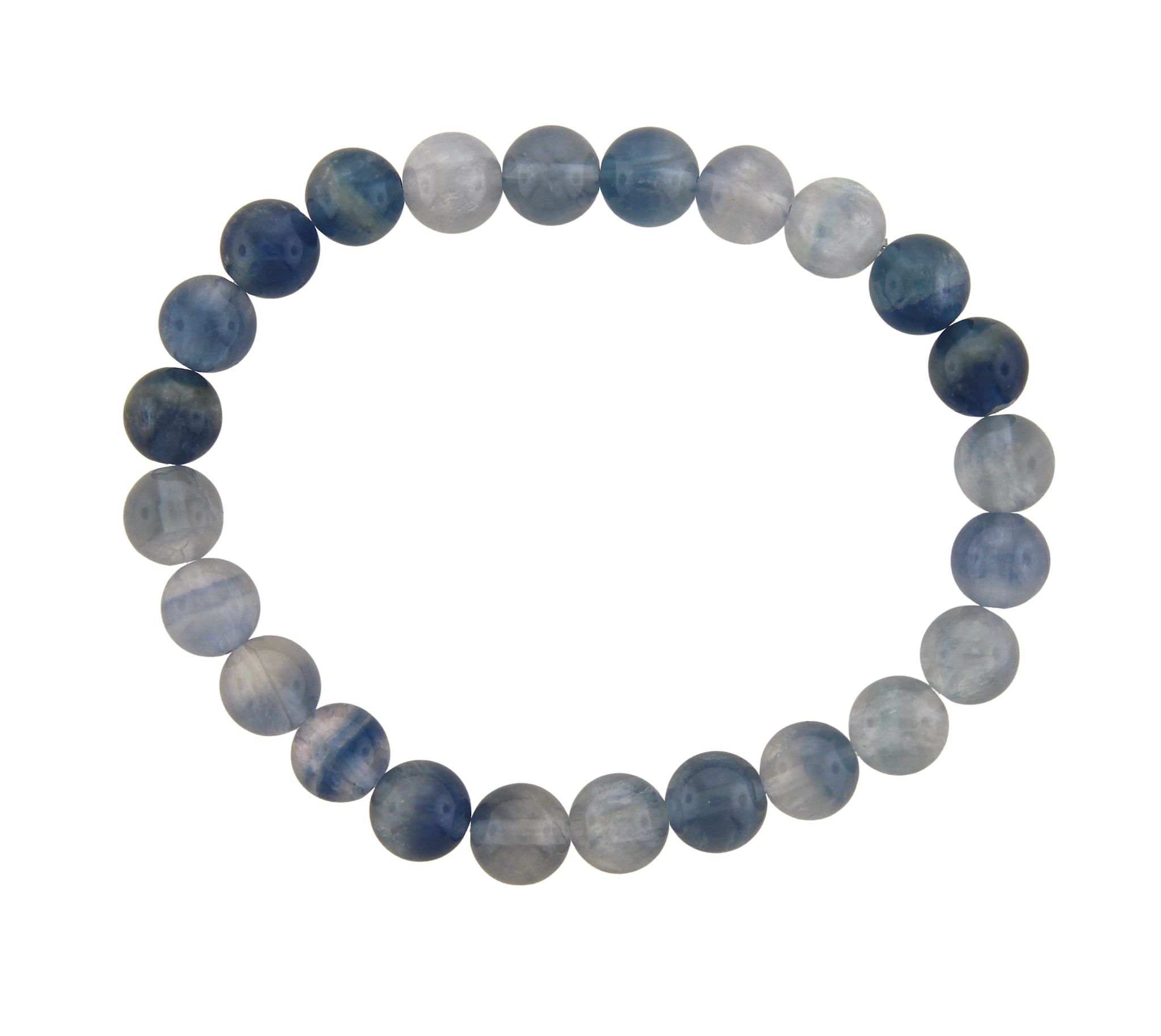 Stretch Bracelet - Blue Flourite 8MM