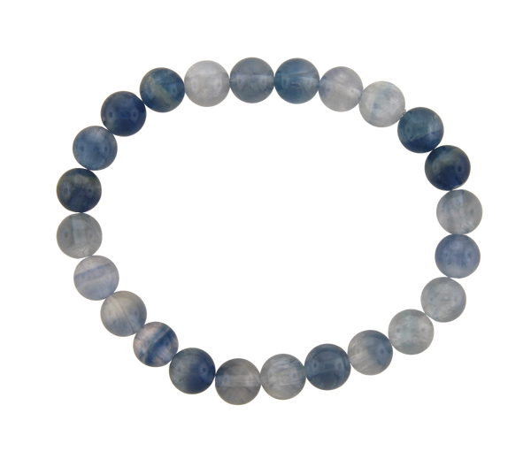 Stretch Bracelet - Blue Flourite 8MM