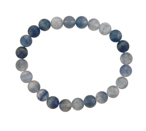 Stretch Bracelet - Blue Flourite 8MM