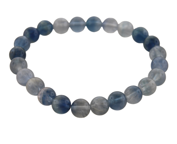 Stretch Bracelet - Blue Flourite 8MM