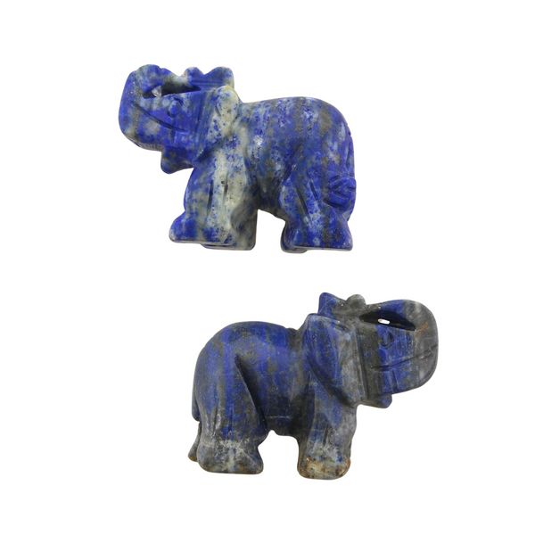 Carved Elephant- Lapis