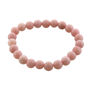 Stretch Bracelet - Pink Opal