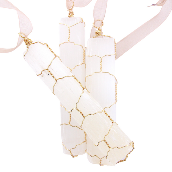 Selenite Gemstone Ornament - XLarge