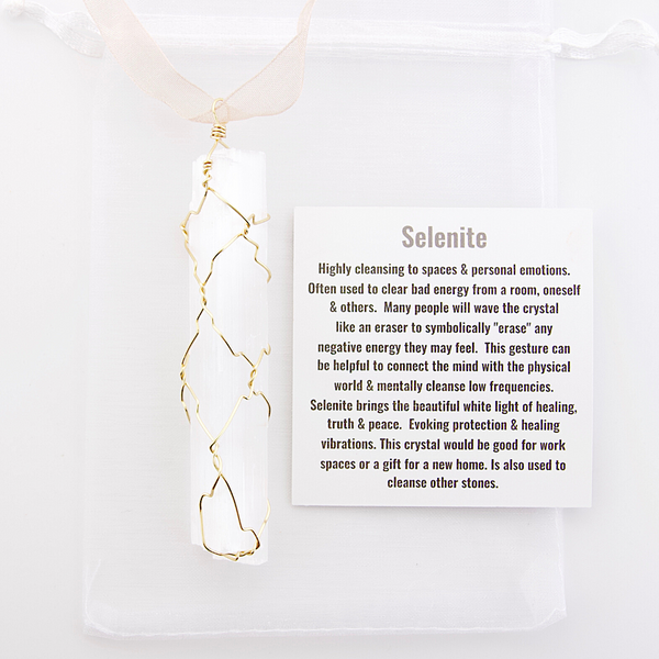 Selenite Gemstone Ornament - XLarge