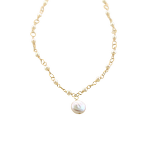 Whimsy Necklace - Fresh Water Pearl